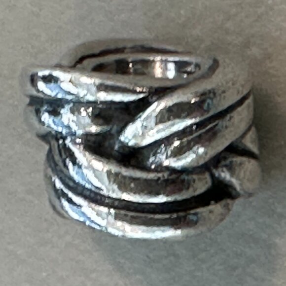 Authentic Pandora Forget Me Not Knot Love Charm - Retired 925 ALE - EUC - Picture 3 of 9